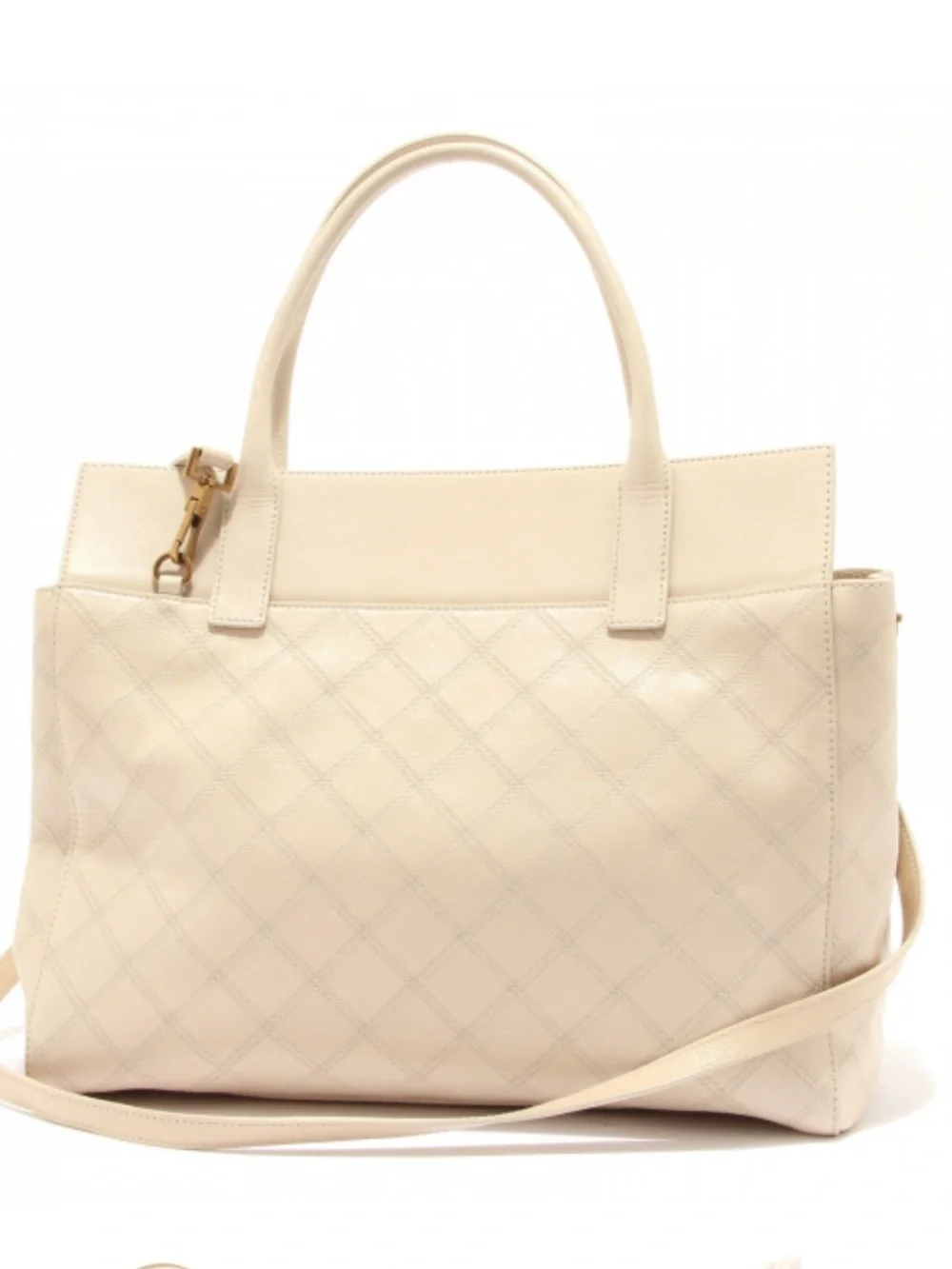 NWOT MARC JACOBS LARGE BUDDY PELLE BEIGE LEATHER VINTAGE EFFECT BAG WOMAN